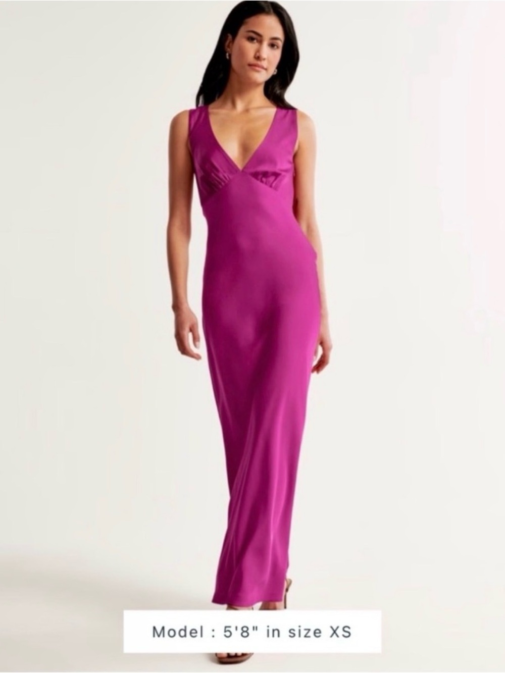 Abercrombie and Fitch Plunge Cowl Back Dress